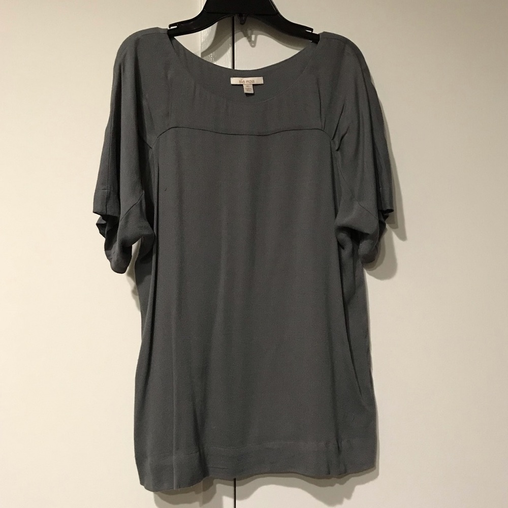Ella Moss Gray Dress Tee Shirt